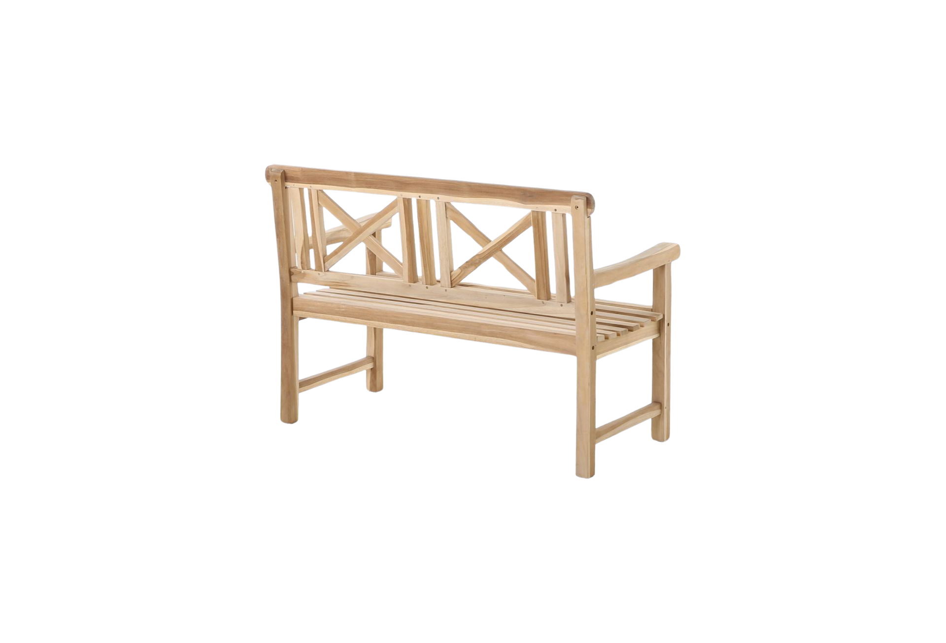 Line havebænk 120 cm. i teak