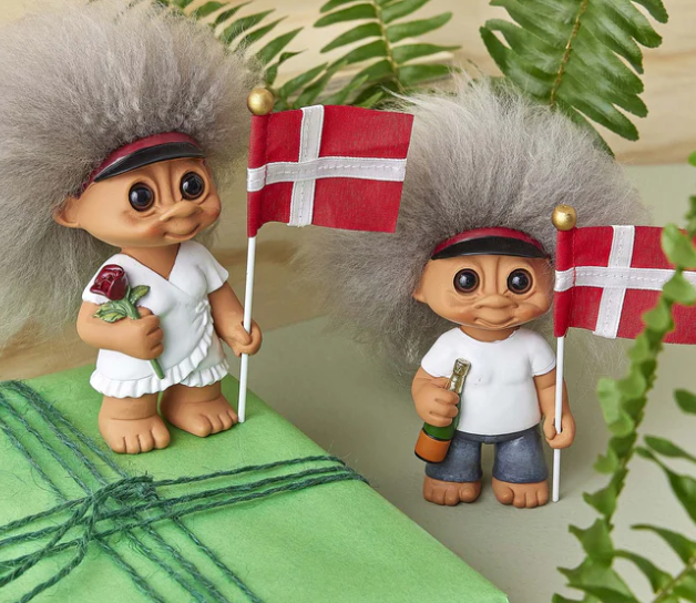 Lykketrold Student Pige Rød