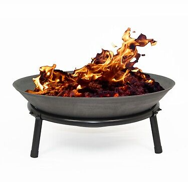 Bålfad på ben i jern Ø 50 cm.