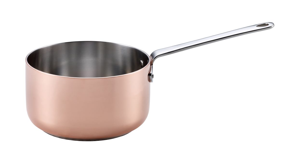 Maitre D' kobber kasserolle 16 cm./ 1,5 ltr.