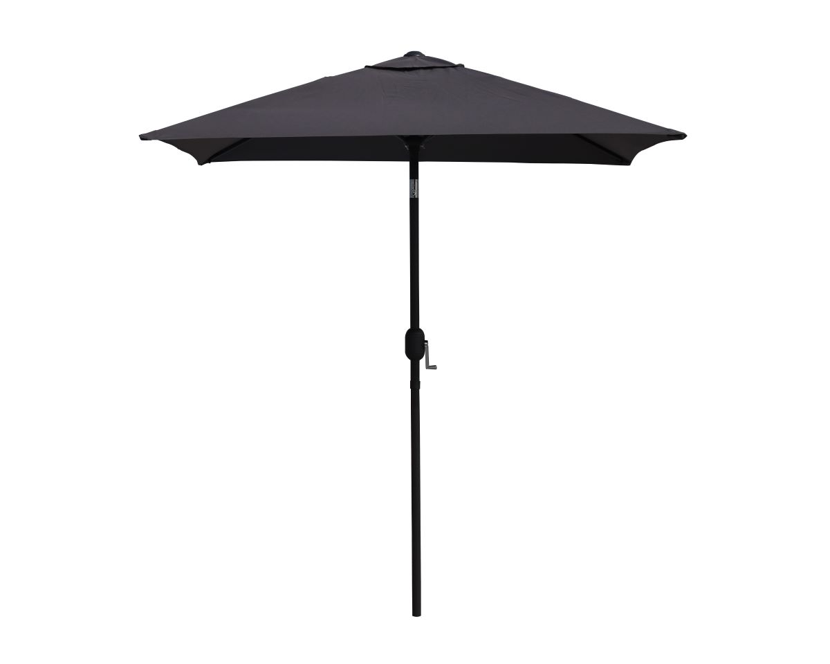 Barcelona parasol i aluminium 2x2 mtr. med tilt - grå NR. 131
