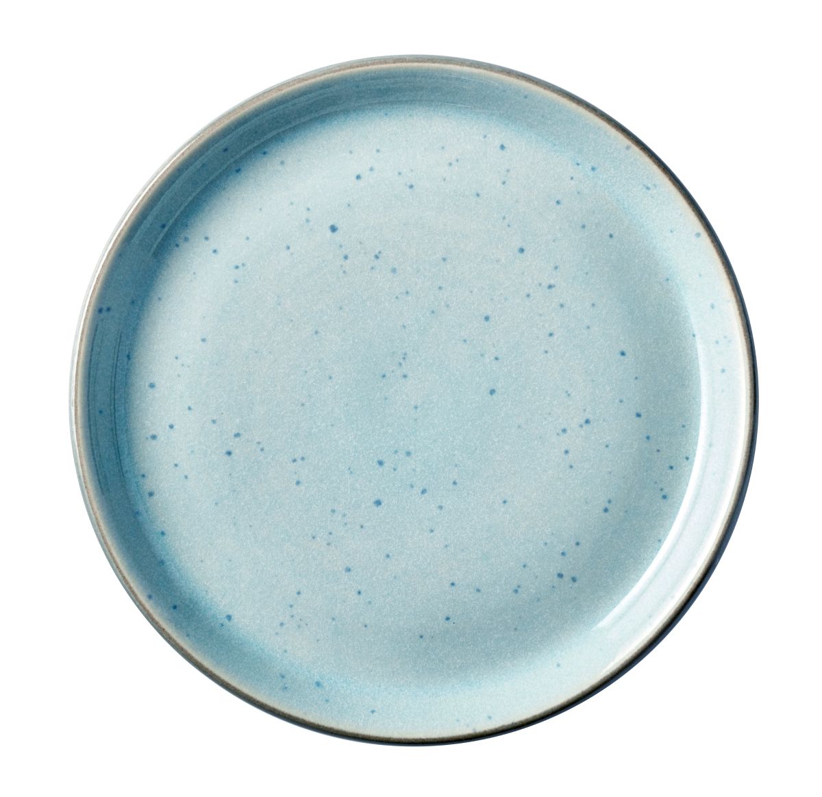 Bitz Tallerken 17 cm grå/lyseblå