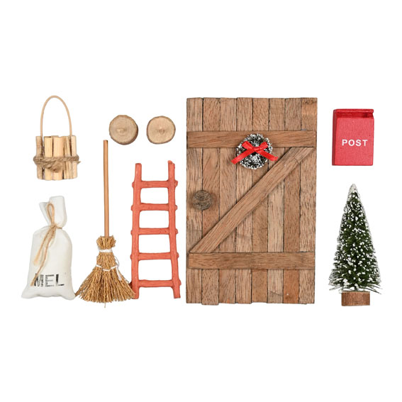 Det Gamle Apotek Nissedør med tilbehør 