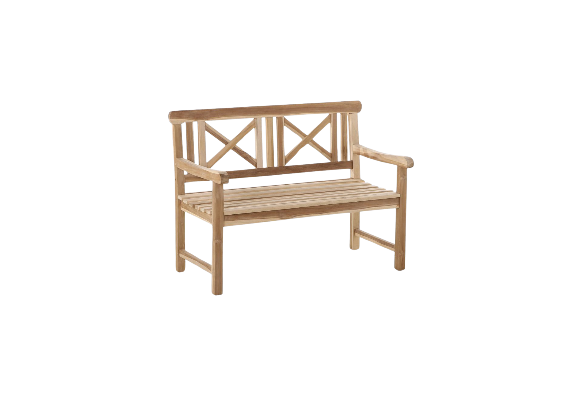 Line havebænk 120 cm. i teak