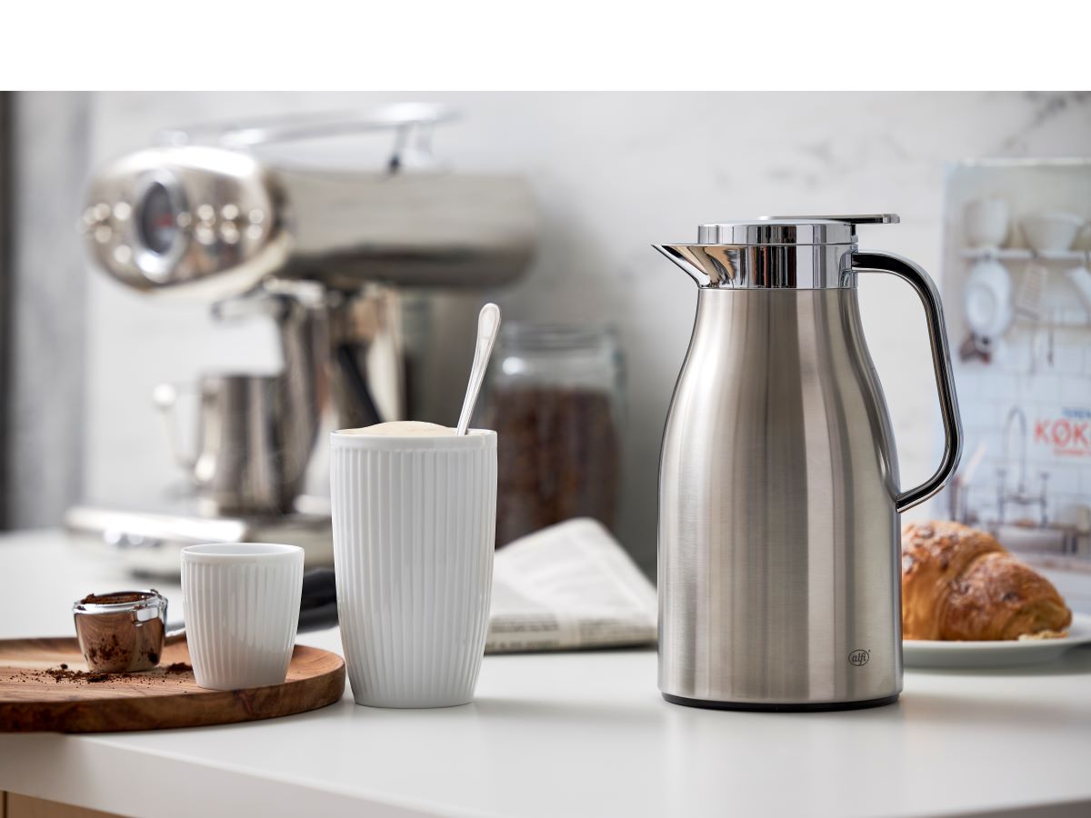 Alfi Skyline Termokande 1 liter Mat stål