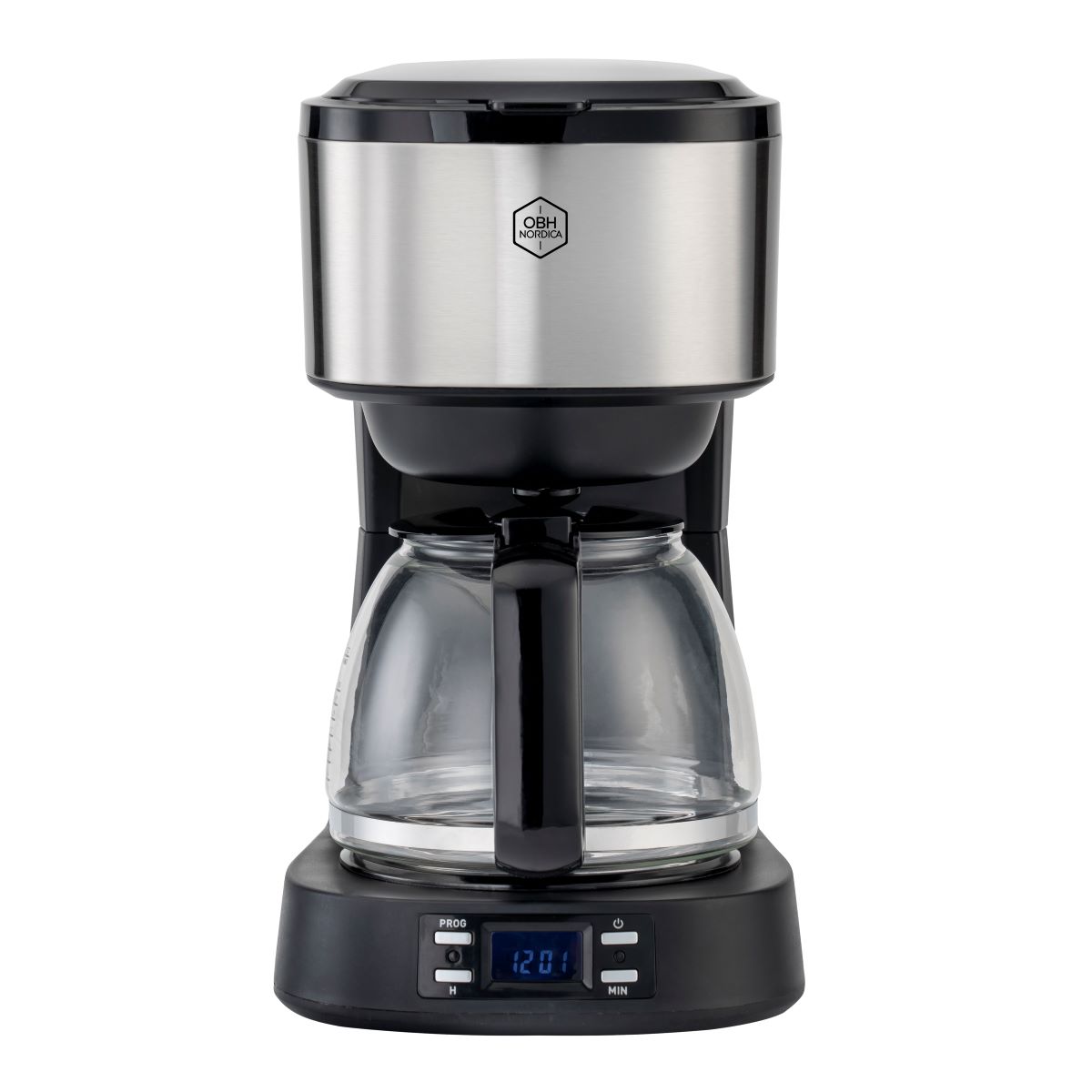 Equinox kaffemaskine med timer 1,2 ltr.