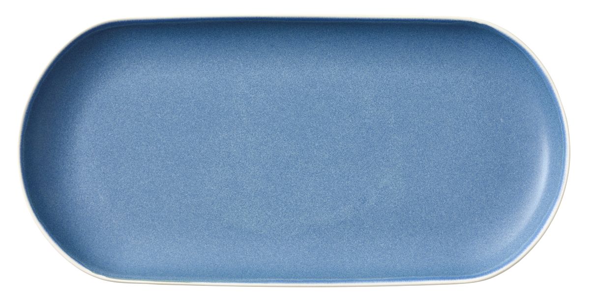 Mat hvid/mat lys blå