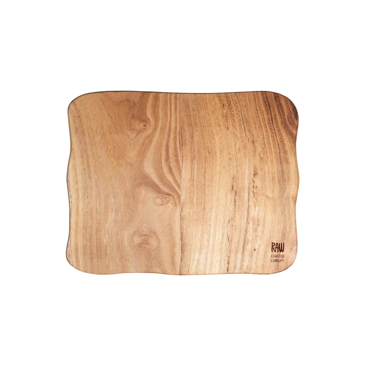 Raw skærebræt 32x24x2 cm - teak