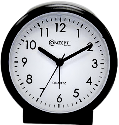 Conzept analogt vækkeur med snooze