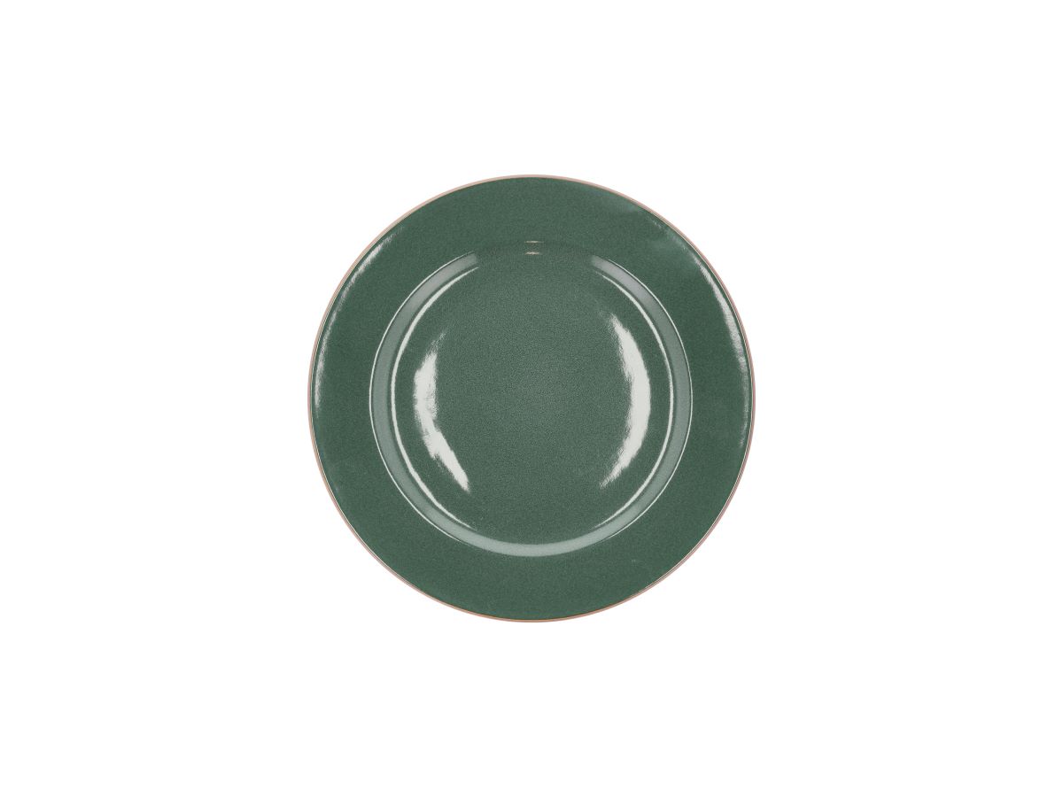 Bitz Wood Frokosttallerken Ø 22 cm. brun/grøn