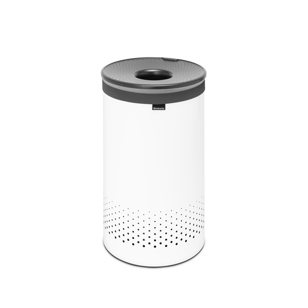 Brabantia Vasketøjskurv 60 Ltr. White Låg White