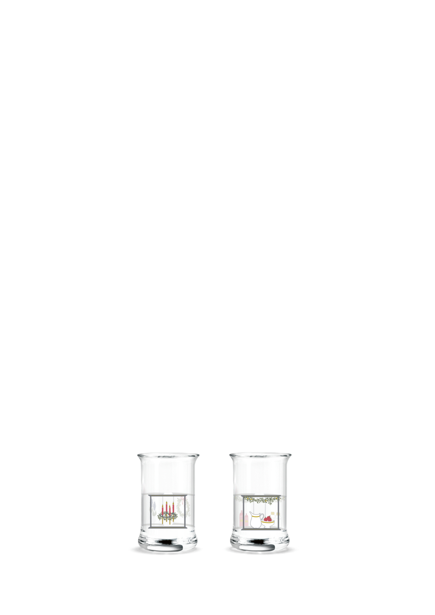 Holmegaard Juledramglas 2024 2 stk. 