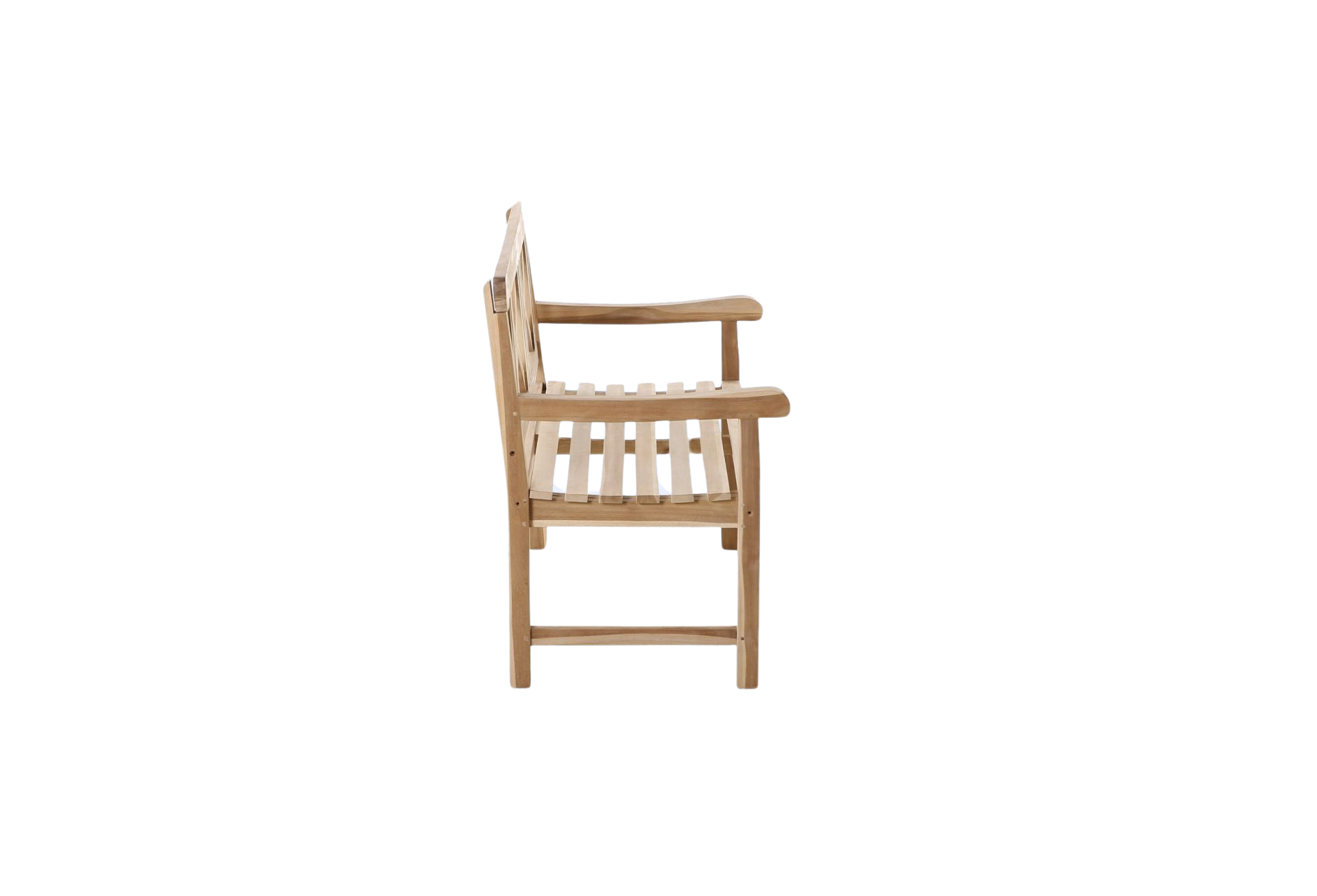 Line havebænk 120 cm. i teak