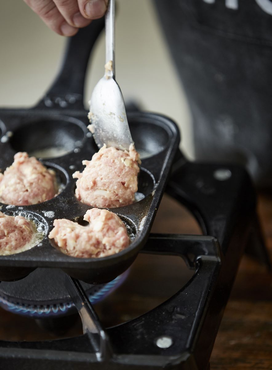 Æbleskivepande 9 Huller Holm