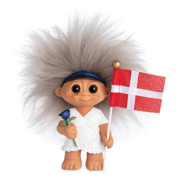 Lykketrold Student Pige Blå