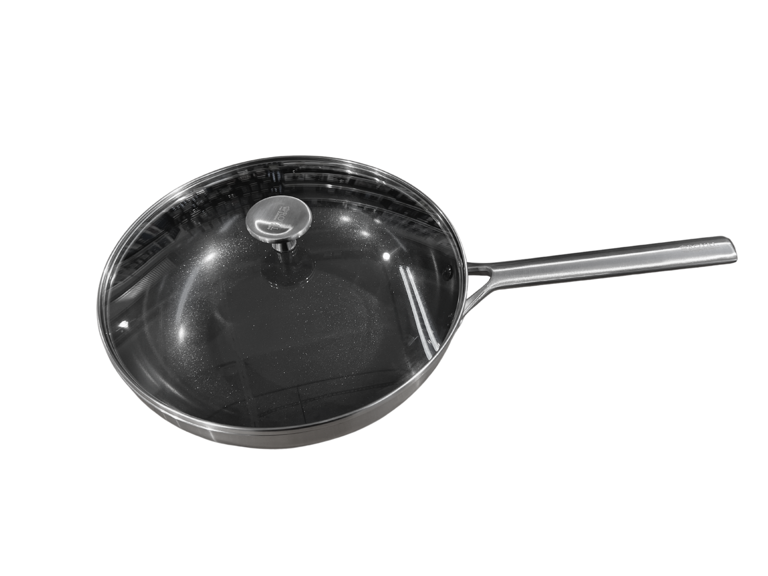 Wok pande med glaslåg 28 cm. Royal Van Kempen & Begeer