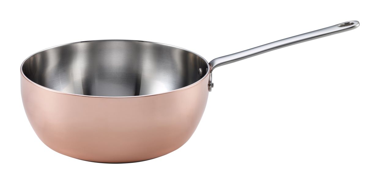Maitre D' kobber sauteuse 20 cm.  induktion