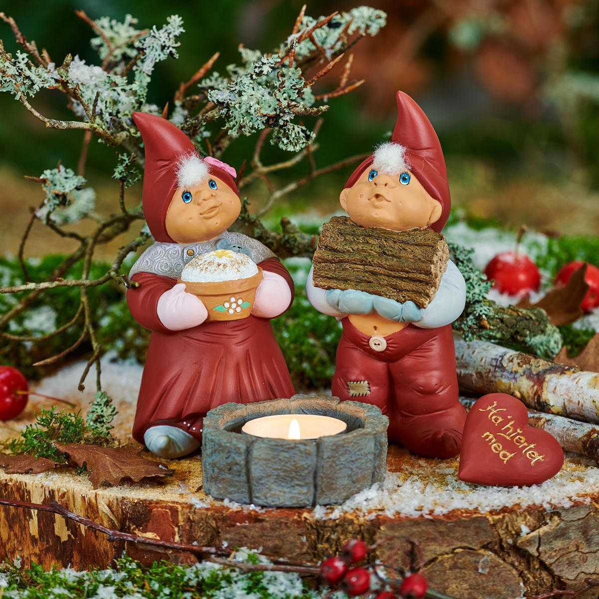 Klarborg Årsnissepar 2019 Rosa og Aske