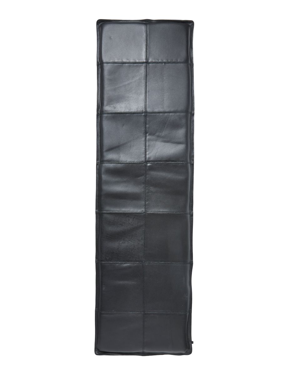 Da'core Bænkhynde i bøffellæder 120x35 cm. sort