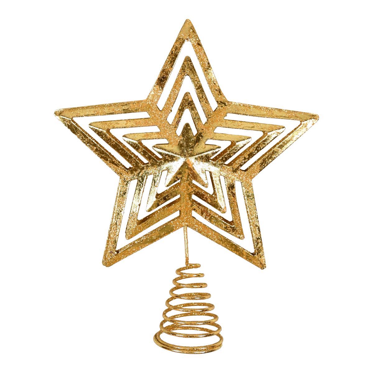 Star Collection Topstjerne 24x18,8x5 cm. guld