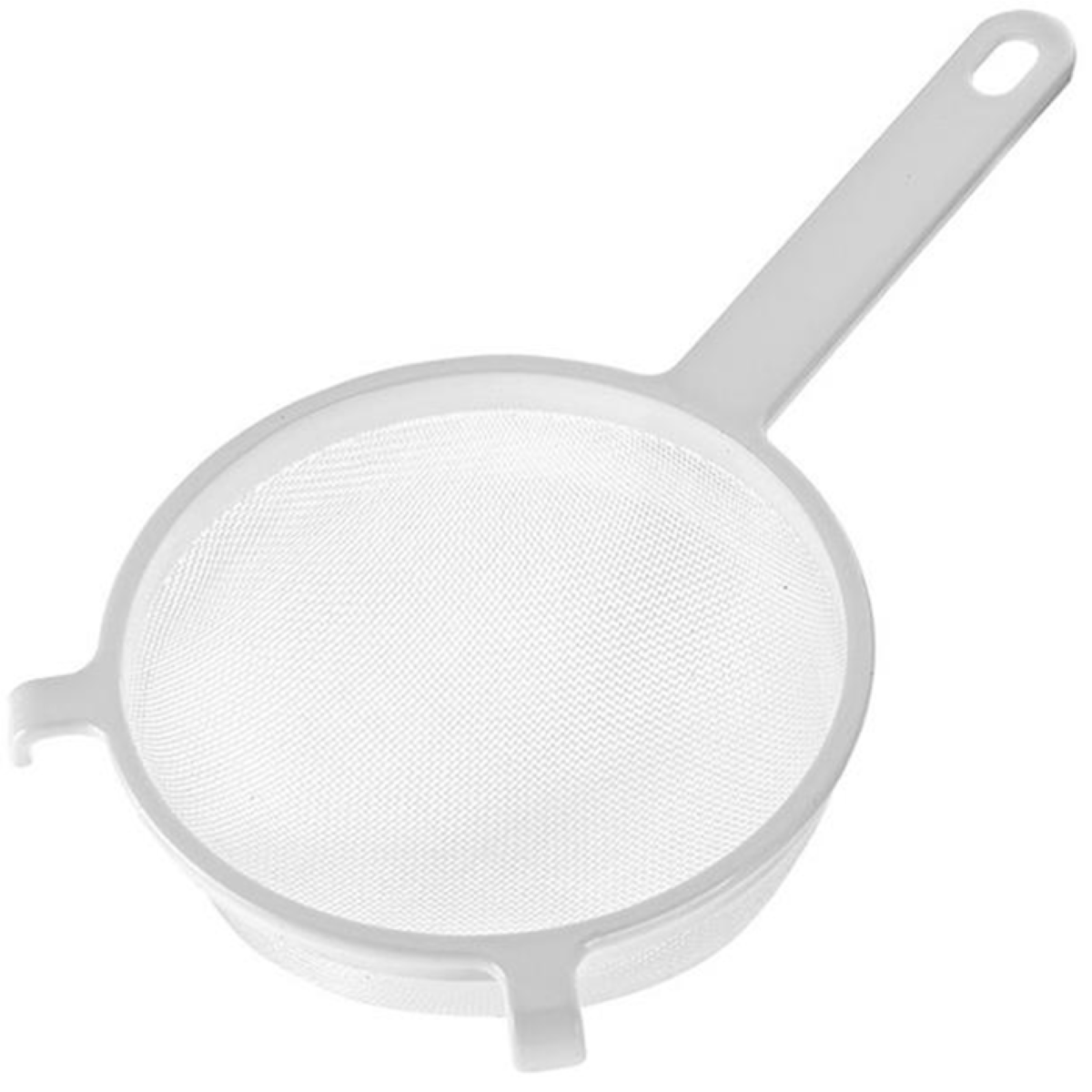 Sigte Plast 18cm Hvid M/Skaft
