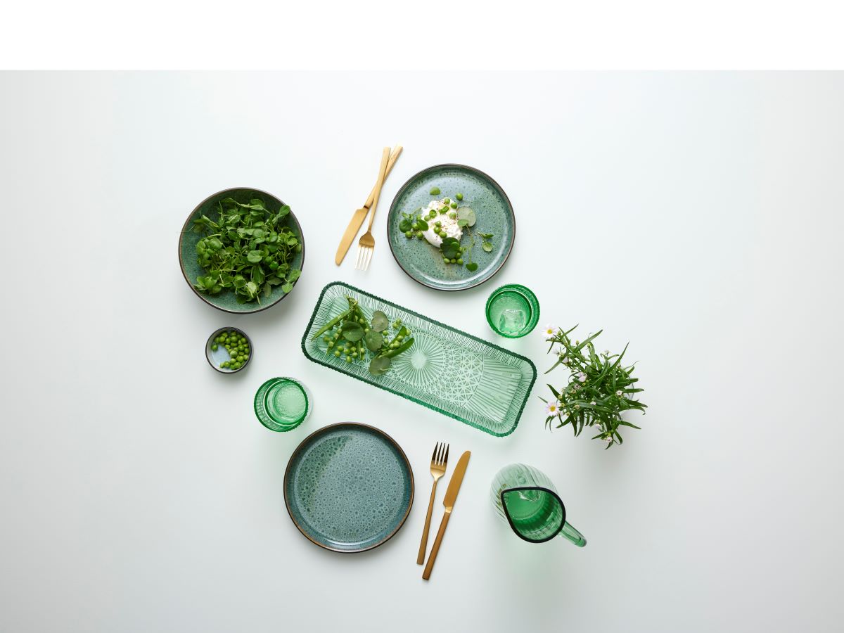 Bitz Tallerken 27 cm sort/grøn