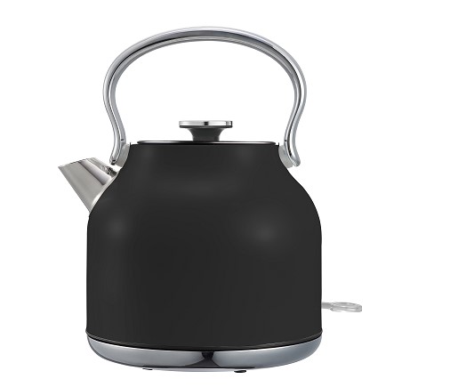 Conzept Elkedel 1,7 L 2200 W sort pulverlakering