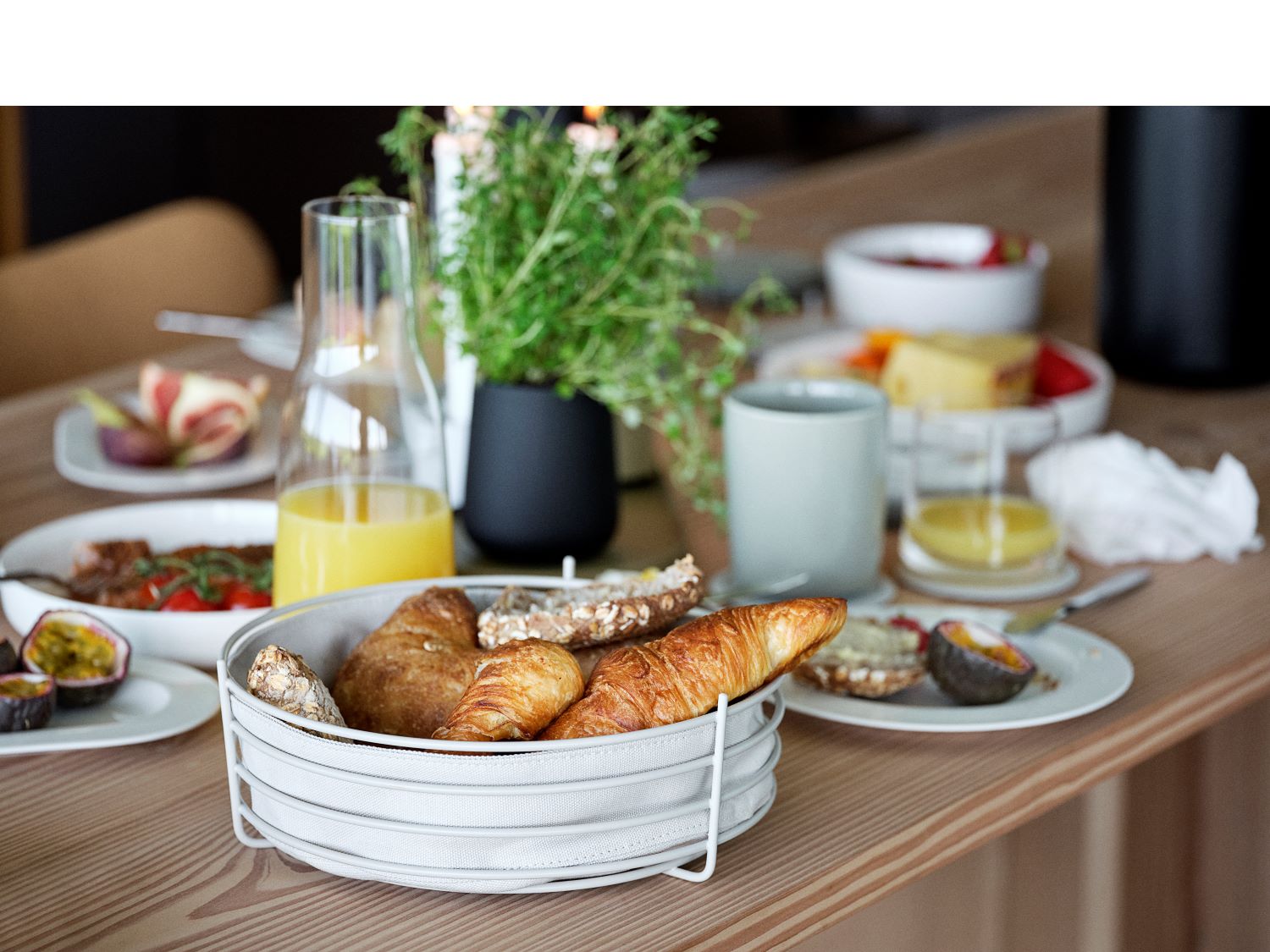 Brødkurv Singles Black