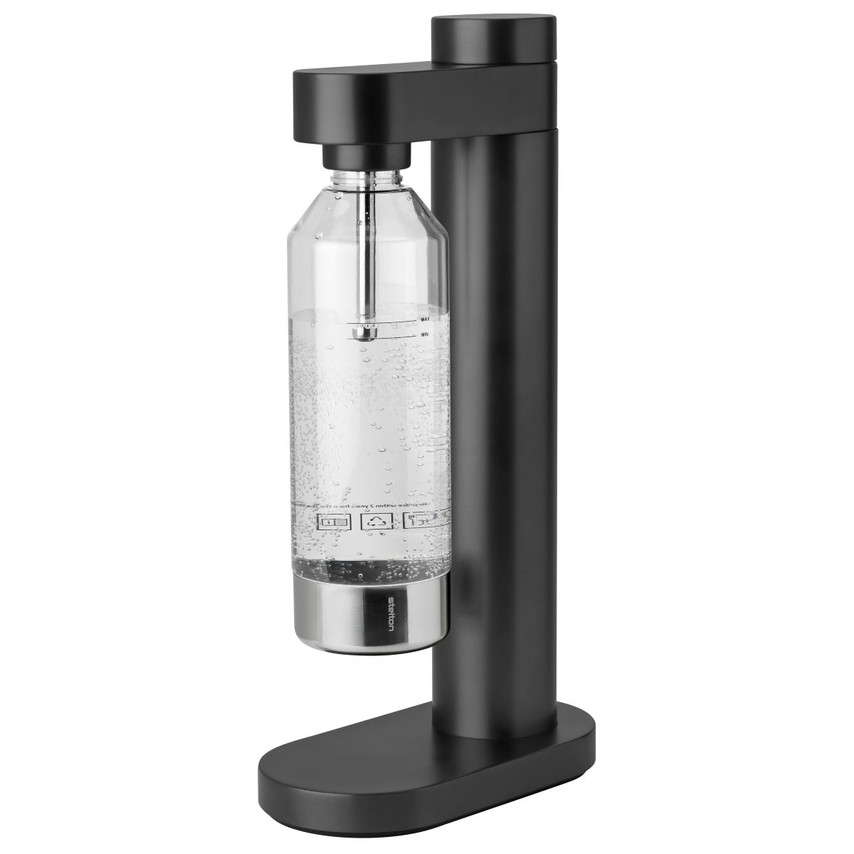 Stelton BRUS Sodavandsmaskine sort