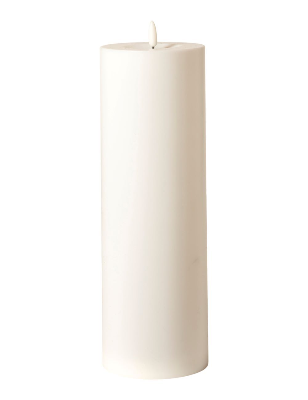 Da'core LED bloklys i plast til inde og ude Ø 10/H 30 cm.