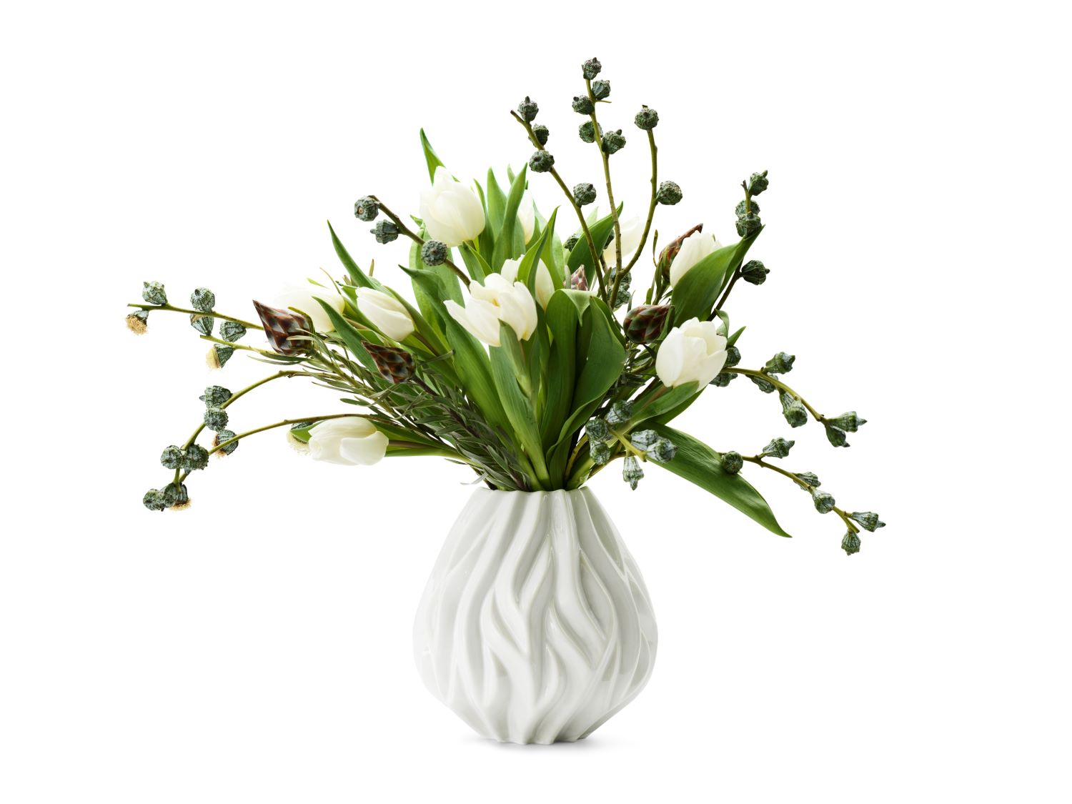 Vase Flame 15 cm Hvid Morsø