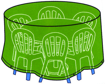 Overtræk til rundt sæt 200x80cm, PE 110gram/m2