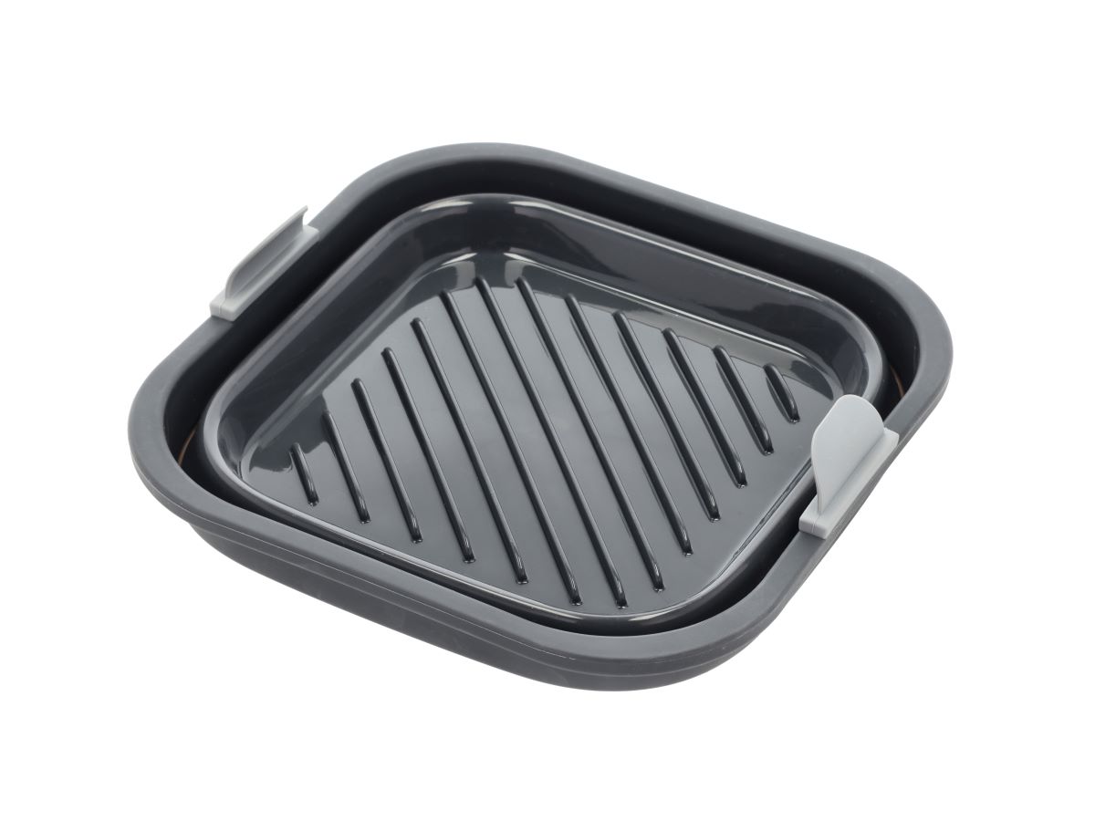 Silikoneform til airfryer Firkant 19 x 19 x 8 cm