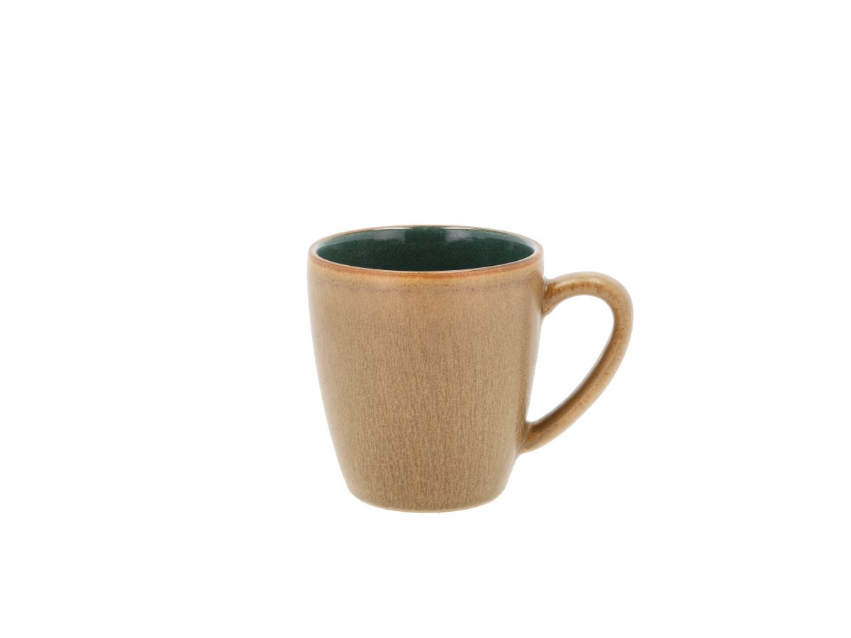 Bitz Wood Krus med hank 19 cl. brun/grøn