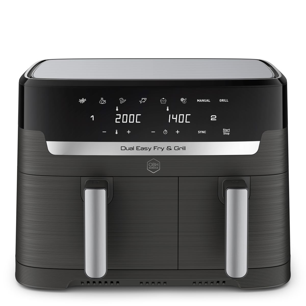 Dual Easy Fry & Grill airfryer 8,3 ltr. - sort