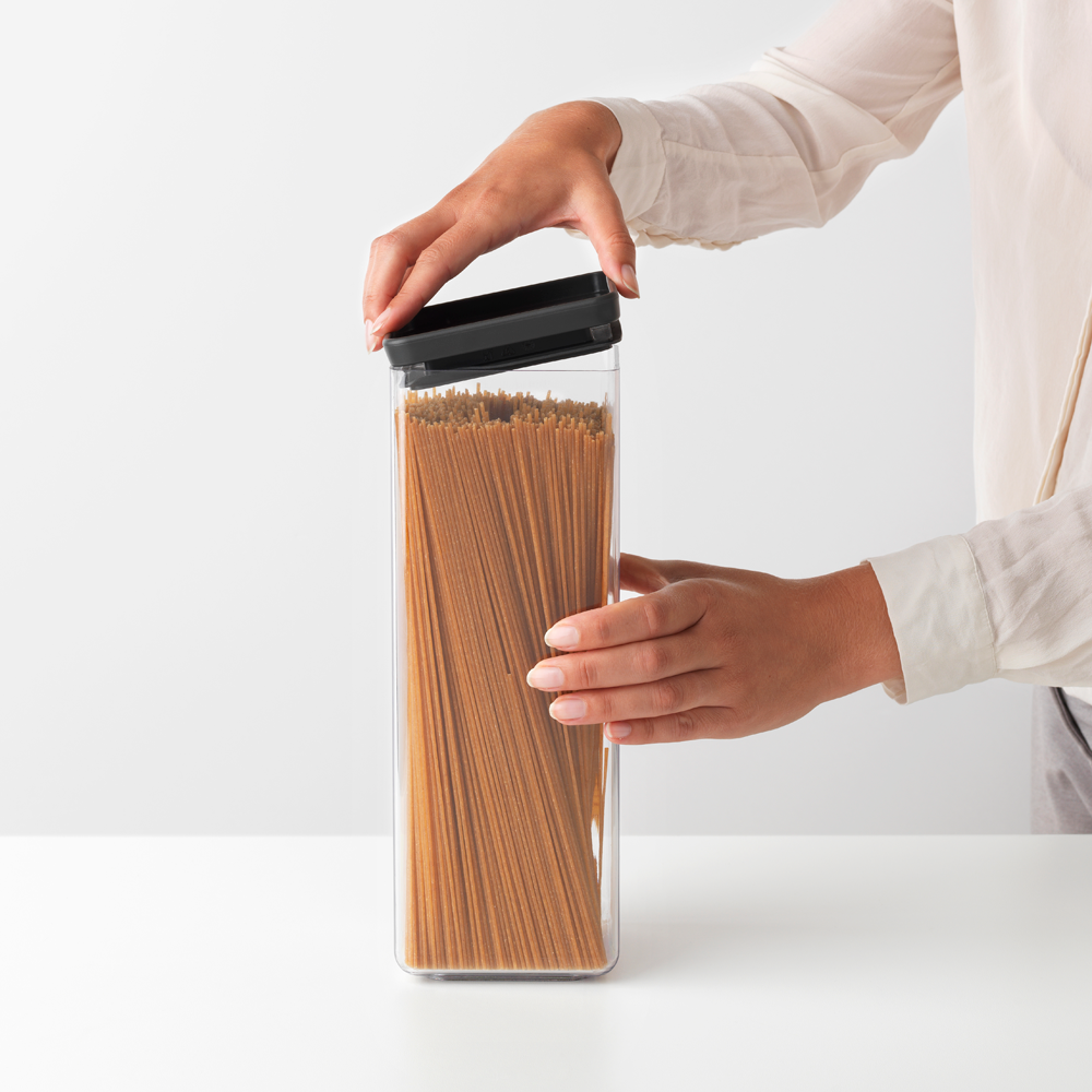 Brabantia Tasty+ Opbevaringsboks 2,5 L mørkegrå