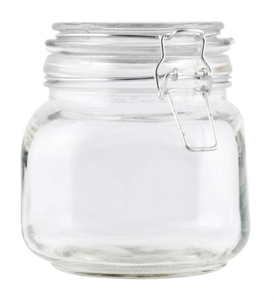 Henkogningsglas firkantet 0,75L
