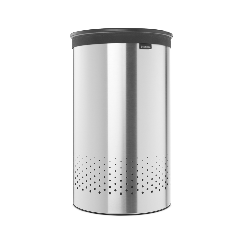 Brabantia Vasketøjskurv 60 Ltr. Dark Grey Låg Matt