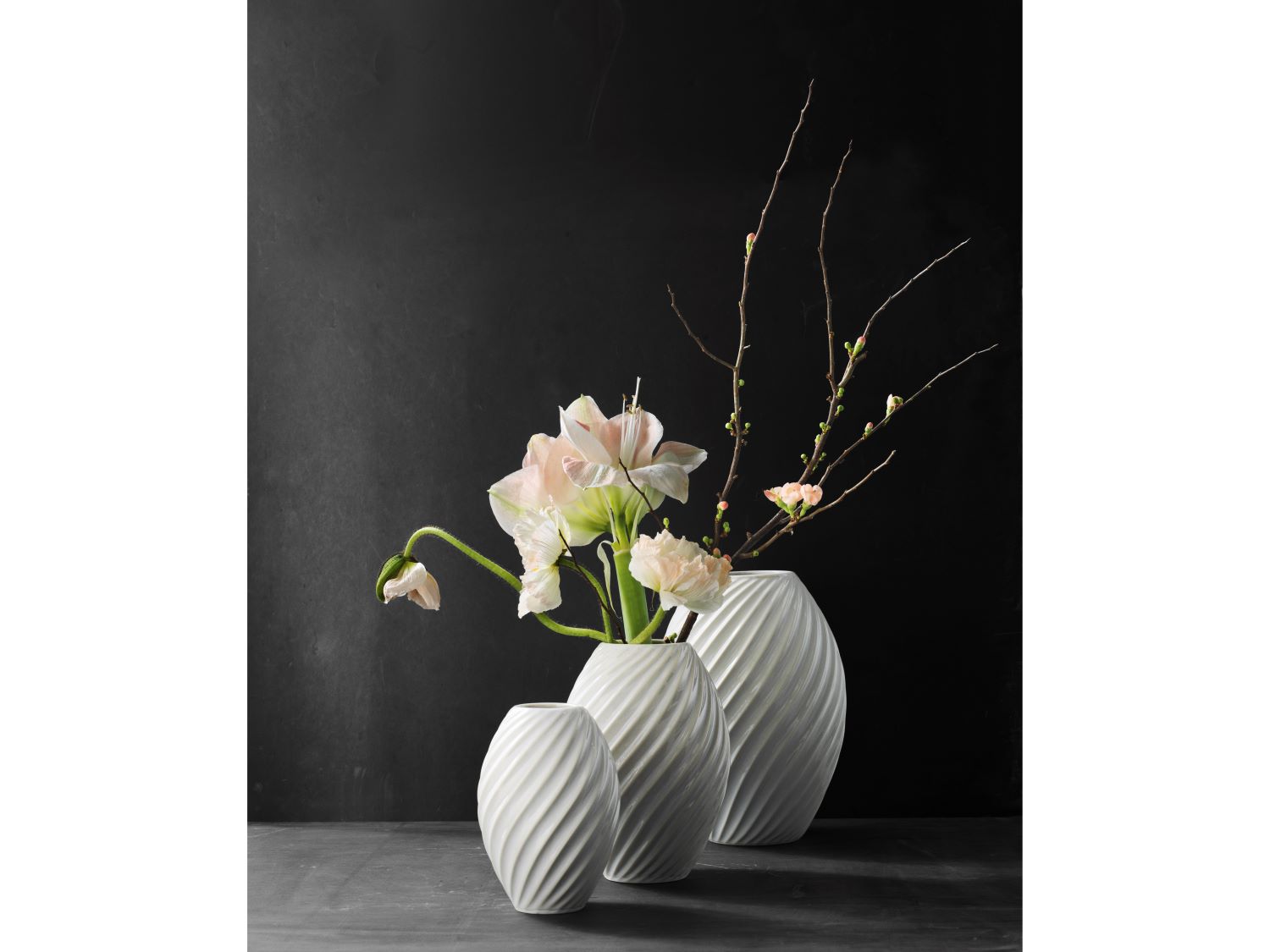 Vase River 21 cm Hvid Morsø