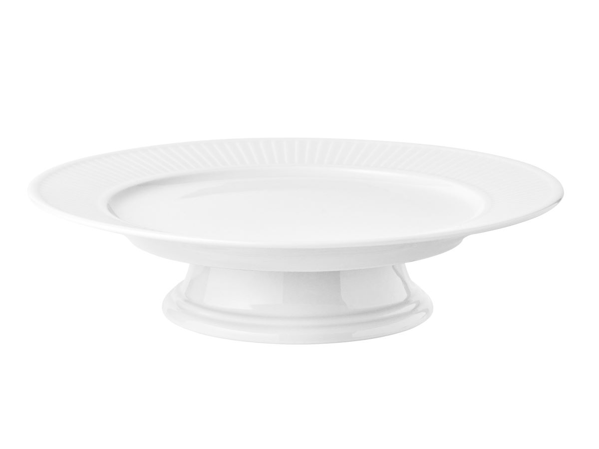 Fad På Fod Plissé 31,5 X 7,5 Cm Hvid