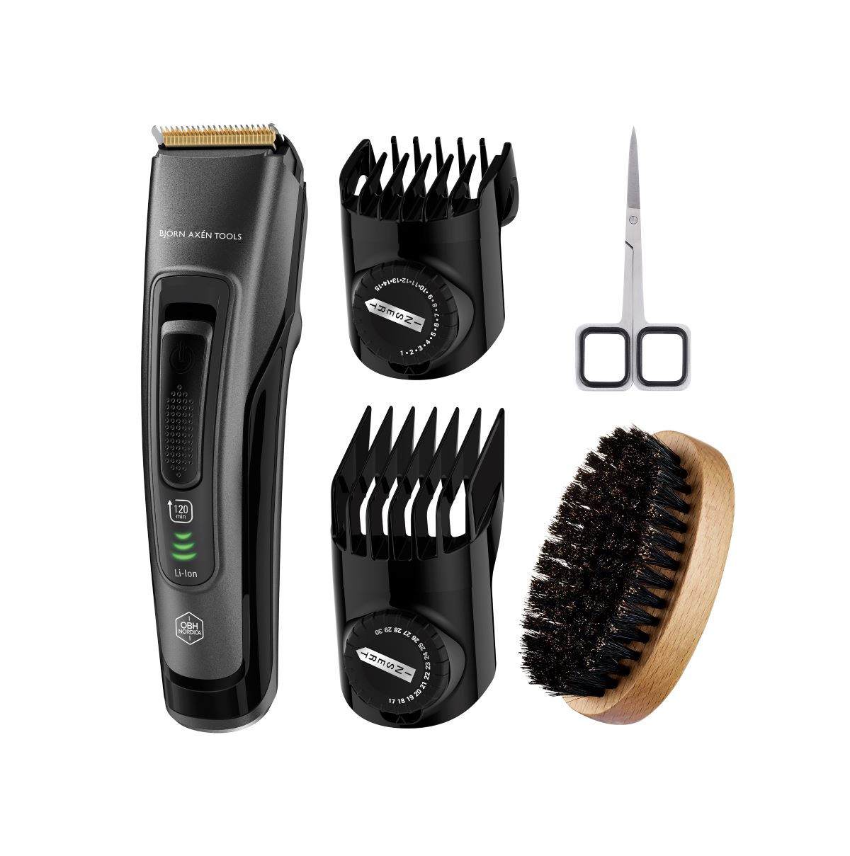 Björn Axén Tools skæg- og hårtrimmer kit