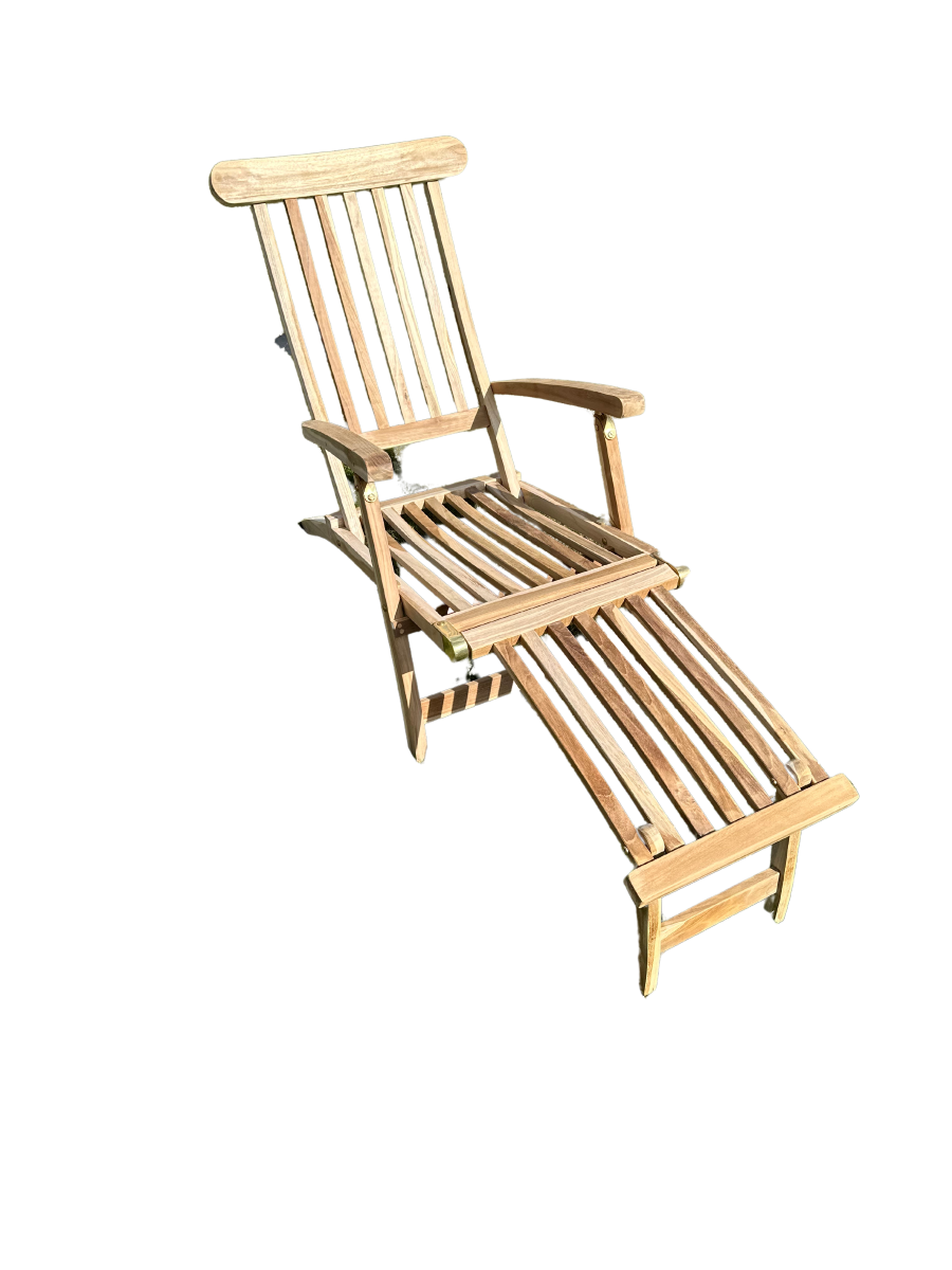 Kreta dækstol i teak