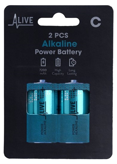 Alkaline batteri C LR14 1.5V 2pak 