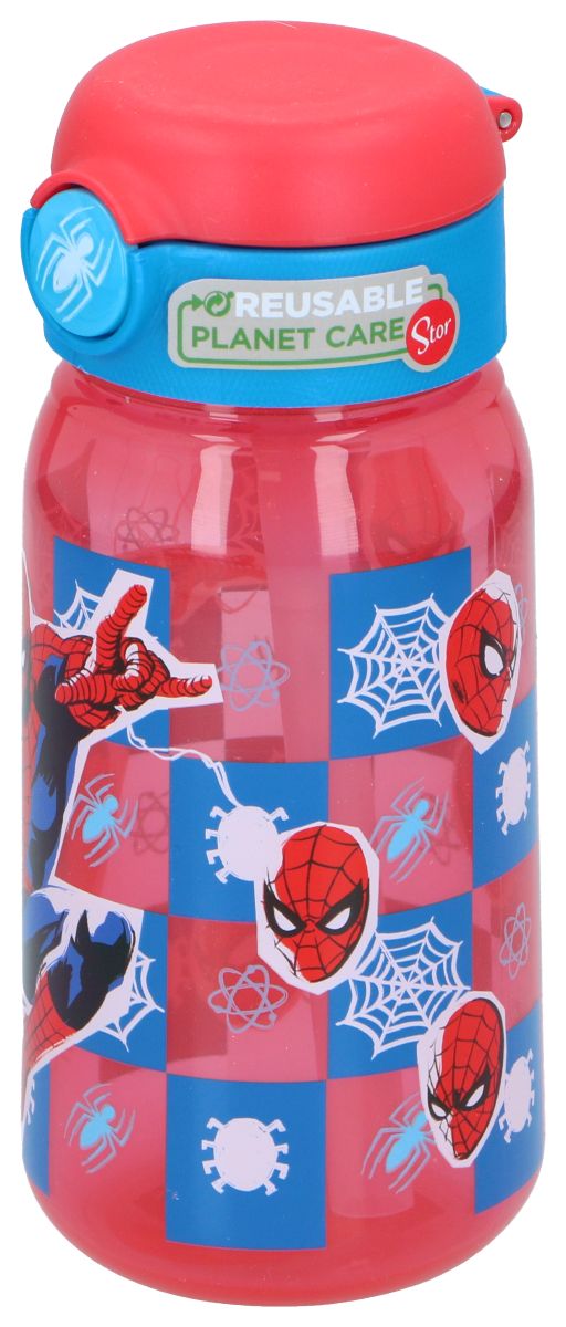Marvel Spiderman drikkeflaske 510 ml med sugerør