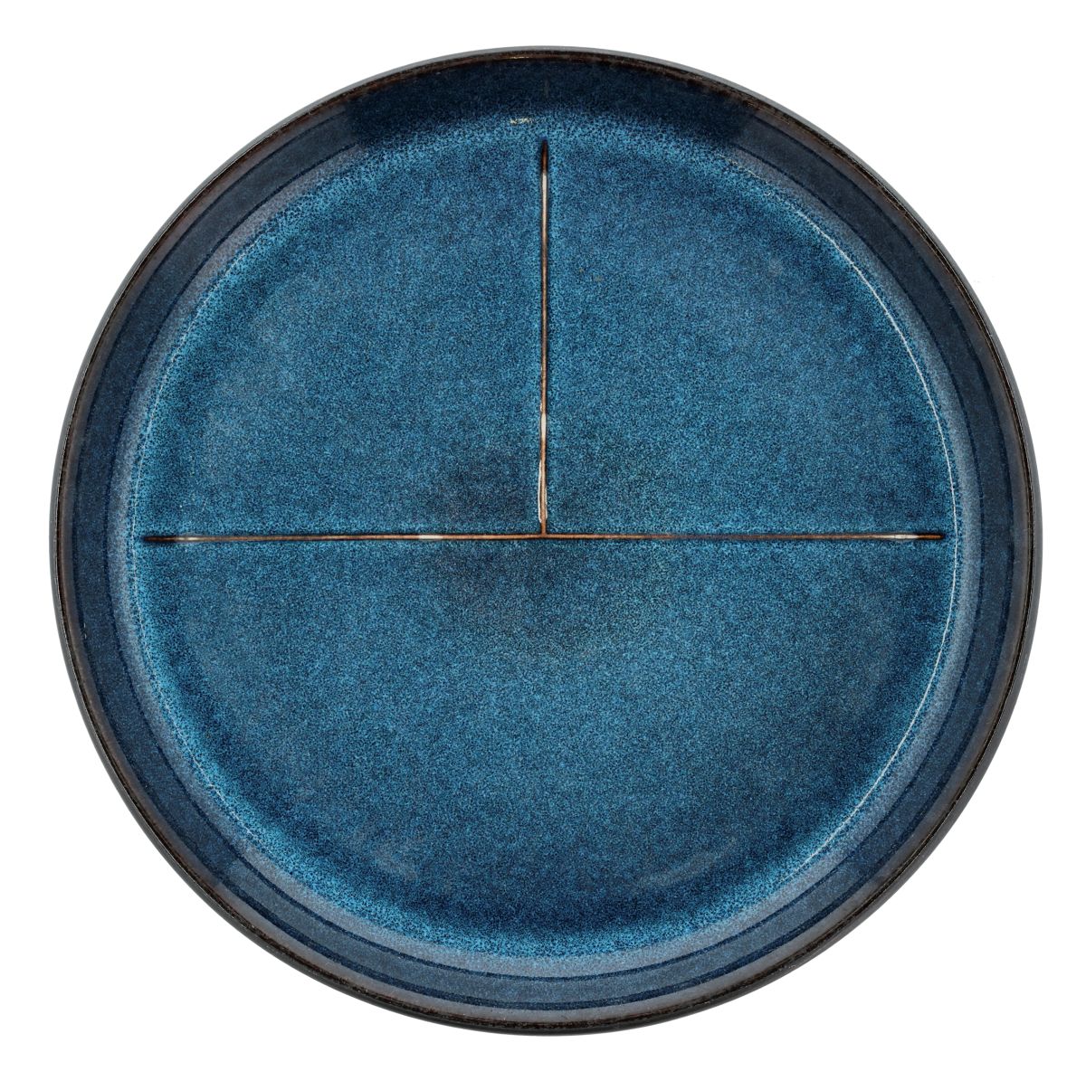 Bitz Tallerken med markering 23 cm mørkeblå