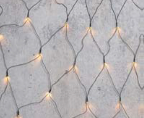 Conzept lysnet 1,5x1,5 m 240 LED varmhvid med remote function