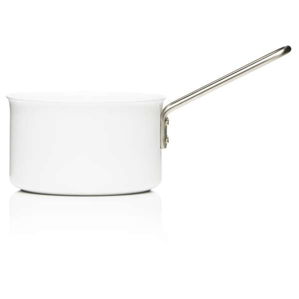 Eva Trio White Line Kasserolle 1,8 l med keramisk belægning, hvid/hvid