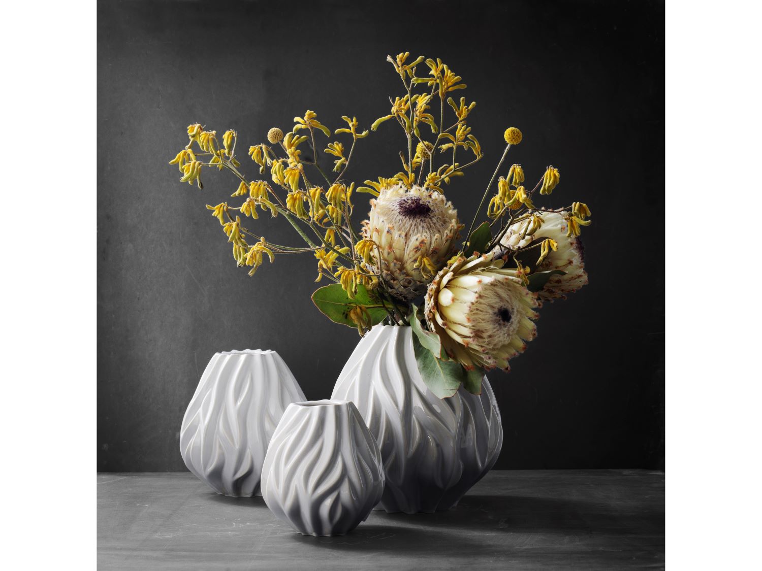 Vase Flame 15 cm Hvid Morsø