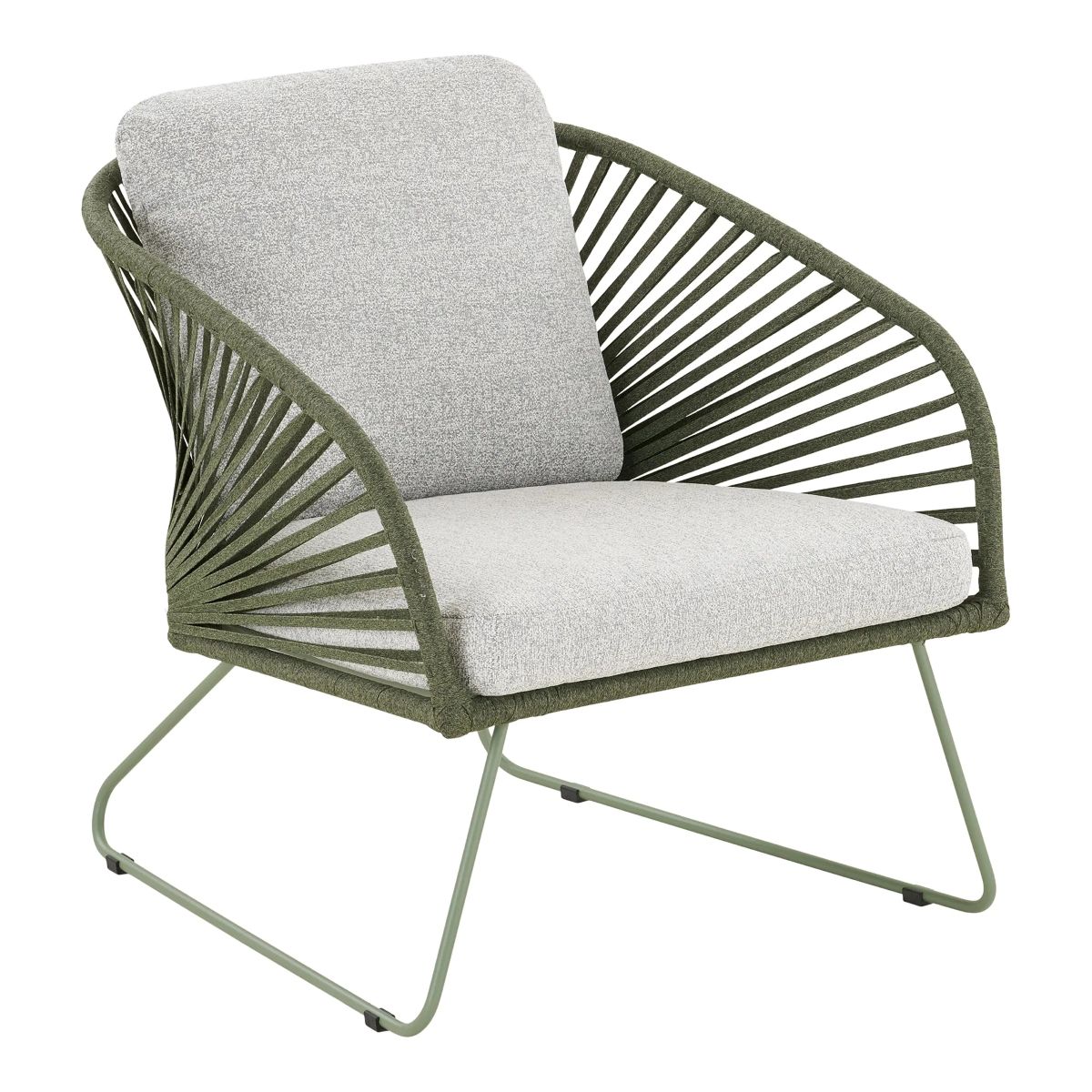 Novella Loungesæt inkl hynder grøn/grå