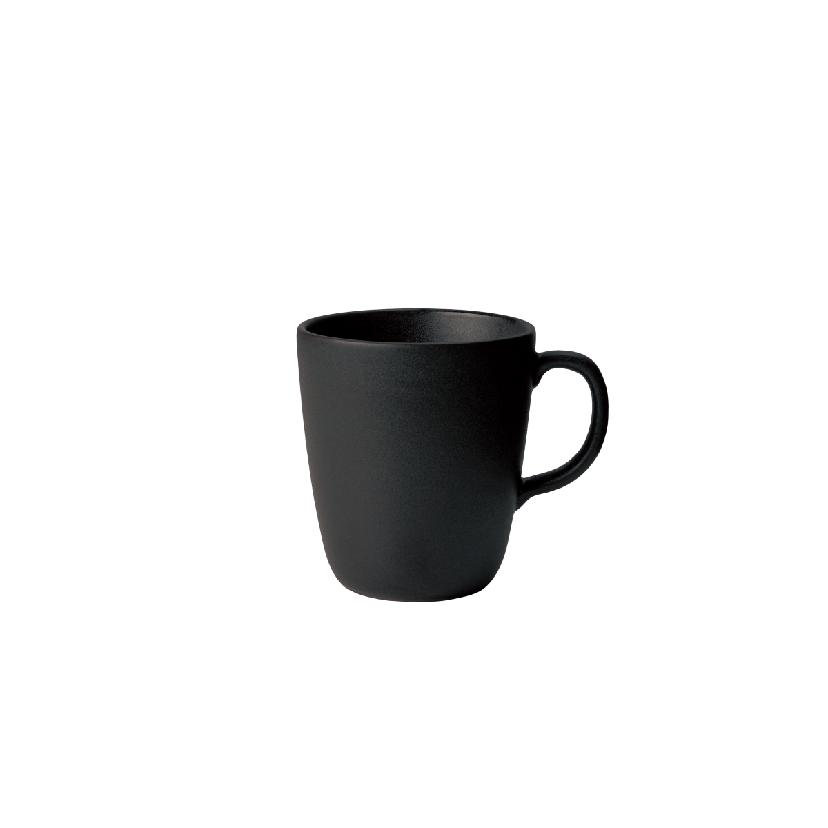 Raw krus med hank 35 cl. - titanium black stentøj